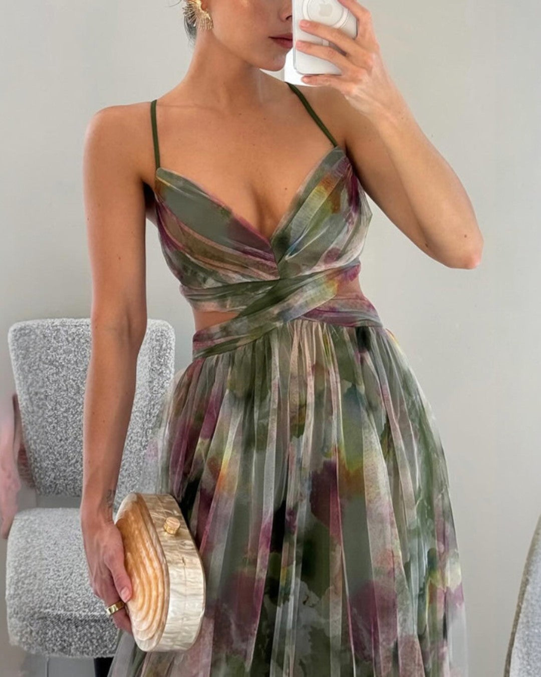 Giselle | Charming Maxi Dress with Floral Print
