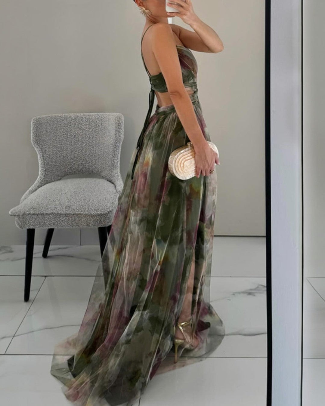 Giselle | Charming Maxi Dress with Floral Print