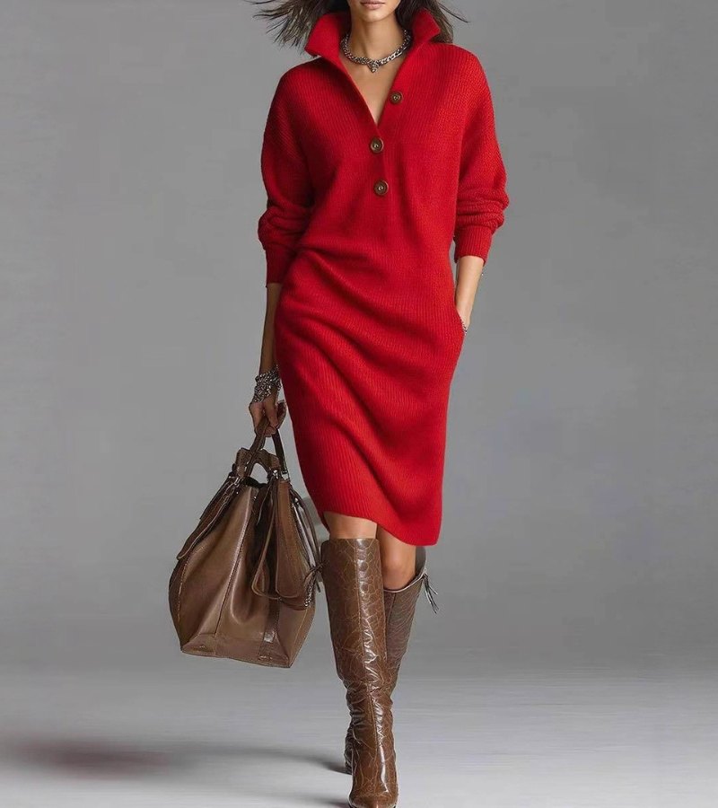 Juliet™ | Warm Knit Dress