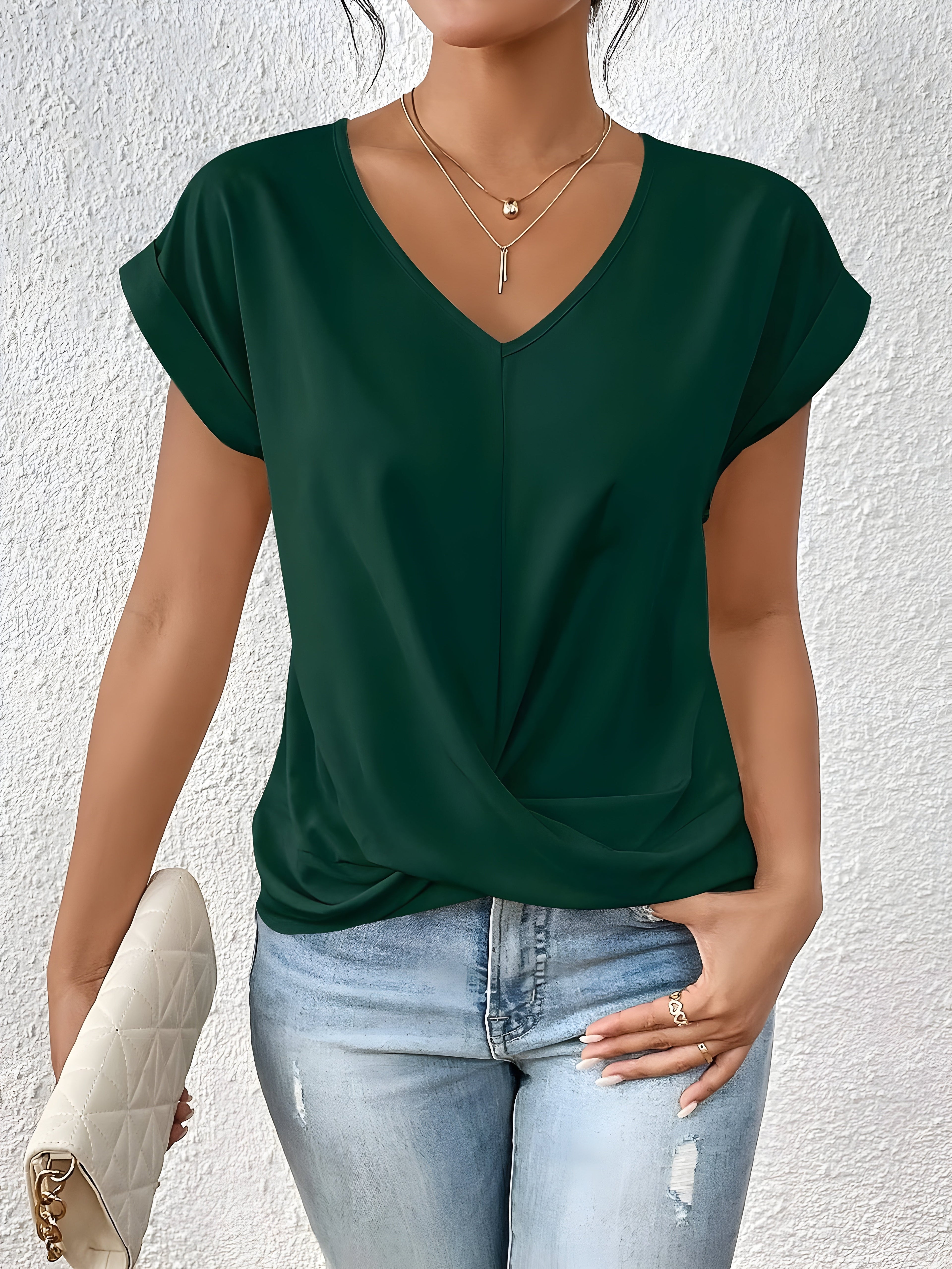 Maeve | Elegant V-Neck Top