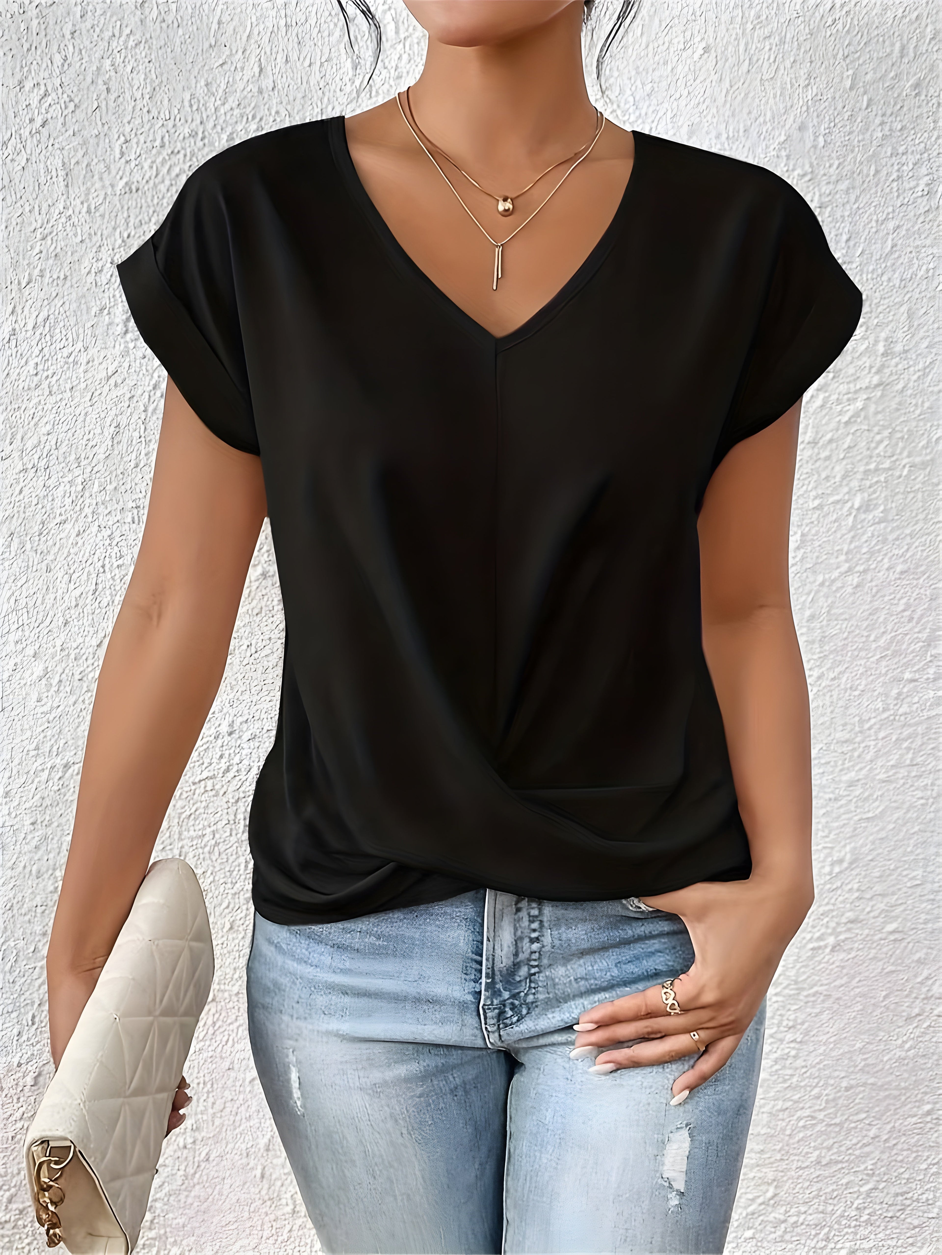 Maeve | Elegant V-Neck Top