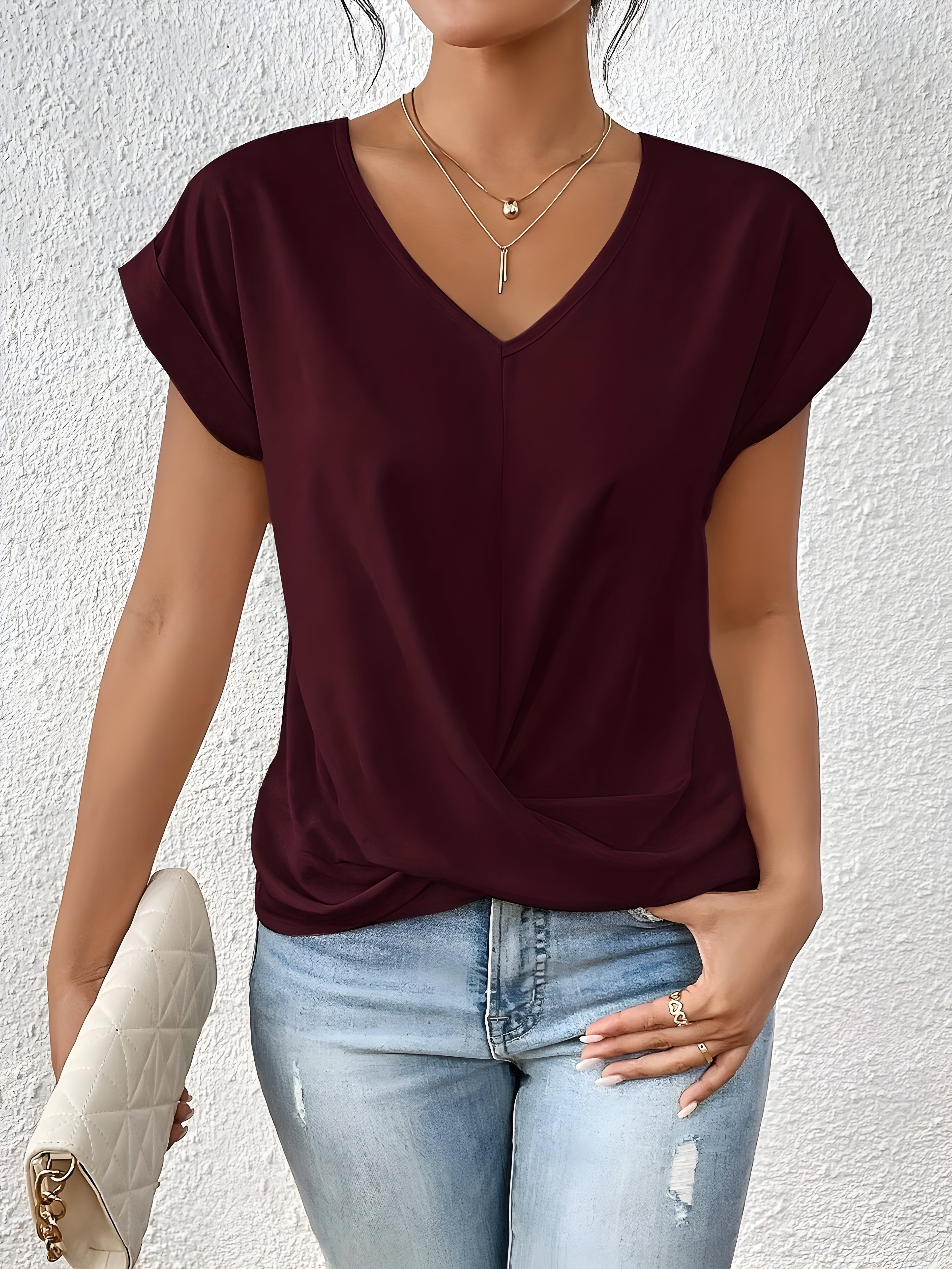 Maeve | Elegant V-Neck Top