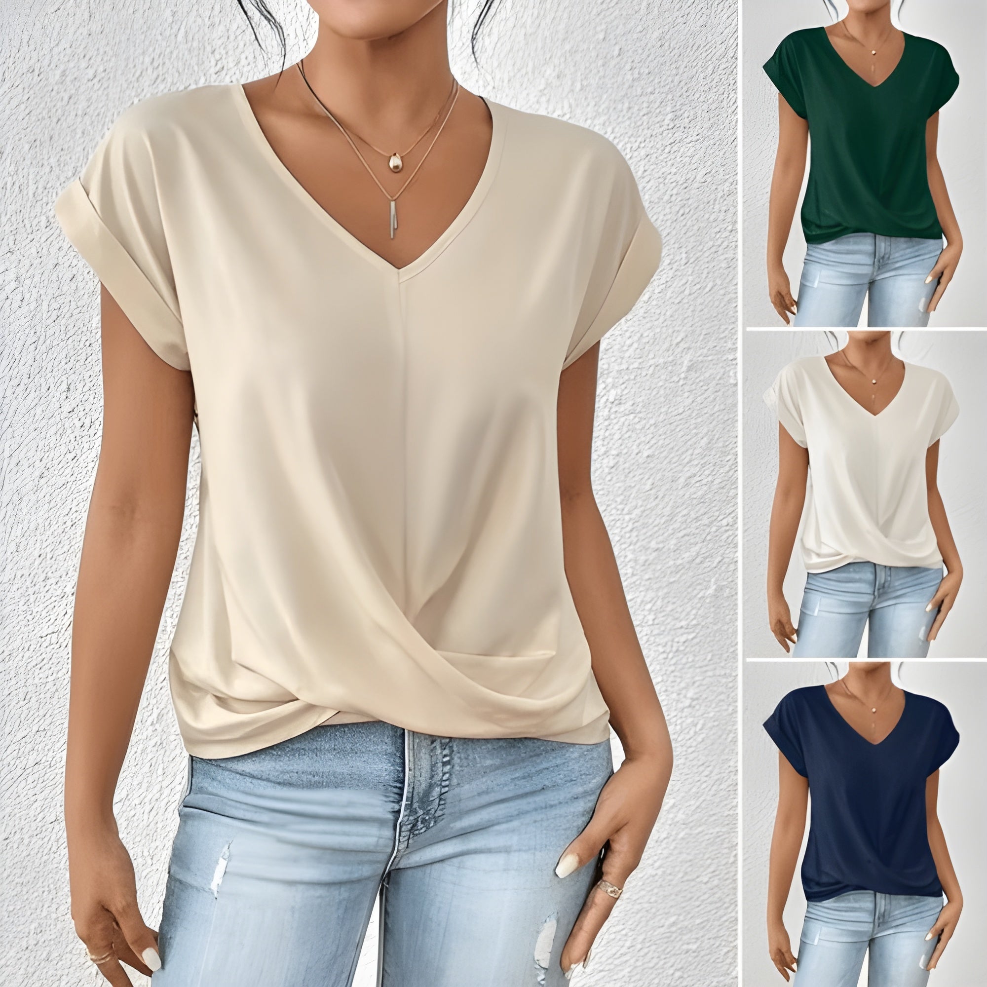 Maeve | Elegant V-Neck Top