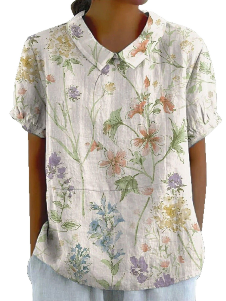 Chloe | Delicate Wildflower Shirt