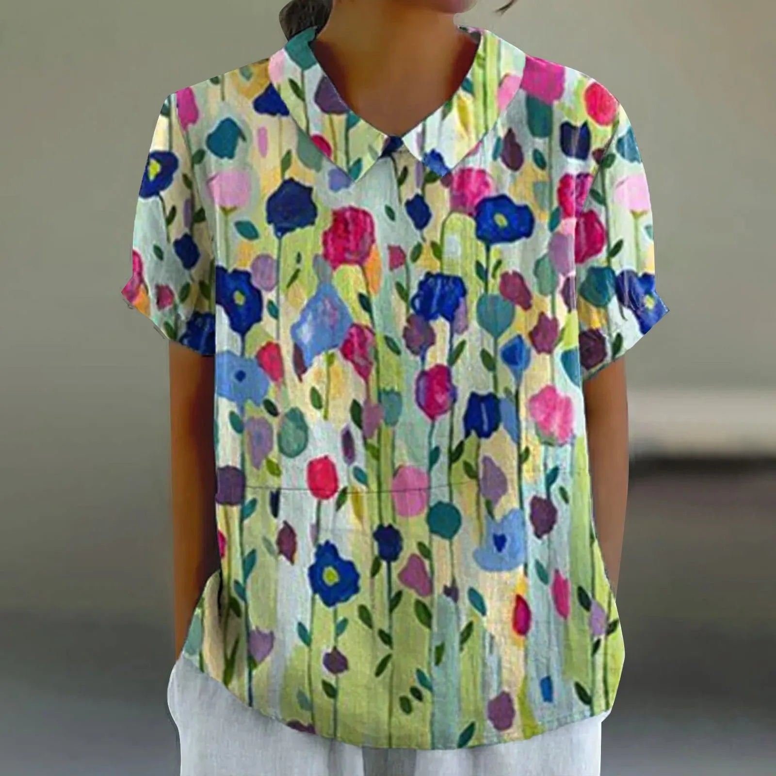 Mila | Vibrant Floral Shirt