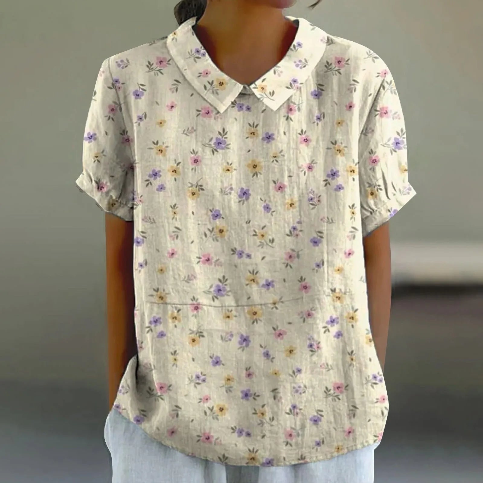 Mila | Pastel Floral Shirt