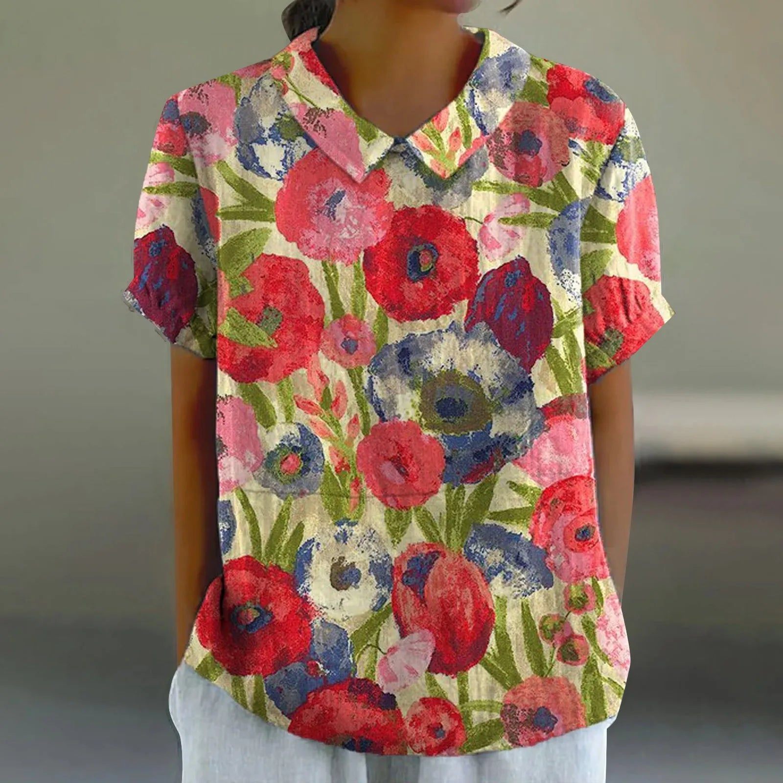 Mila | Vibrant Floral Shirt