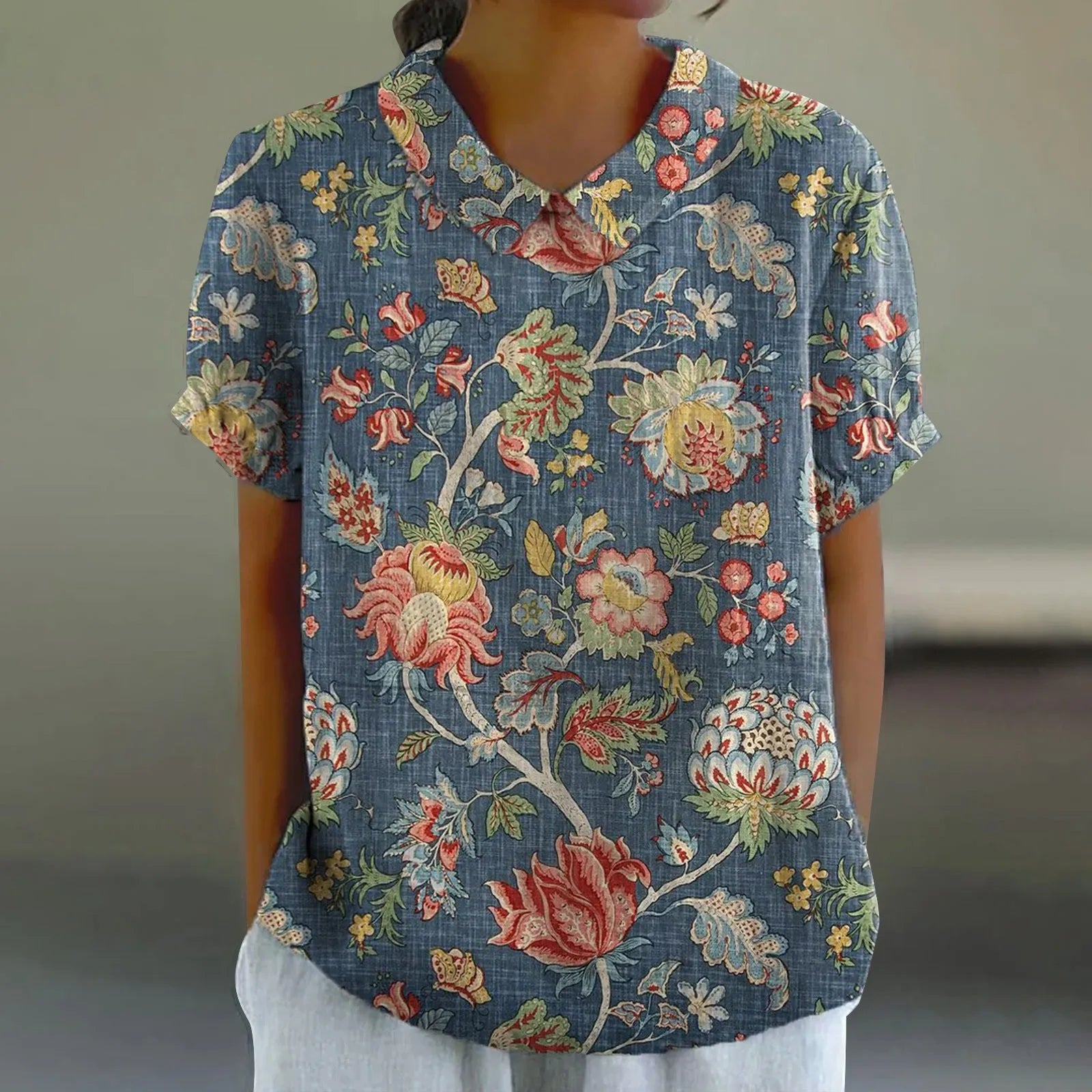 Mila | Vintage Floral Shirt