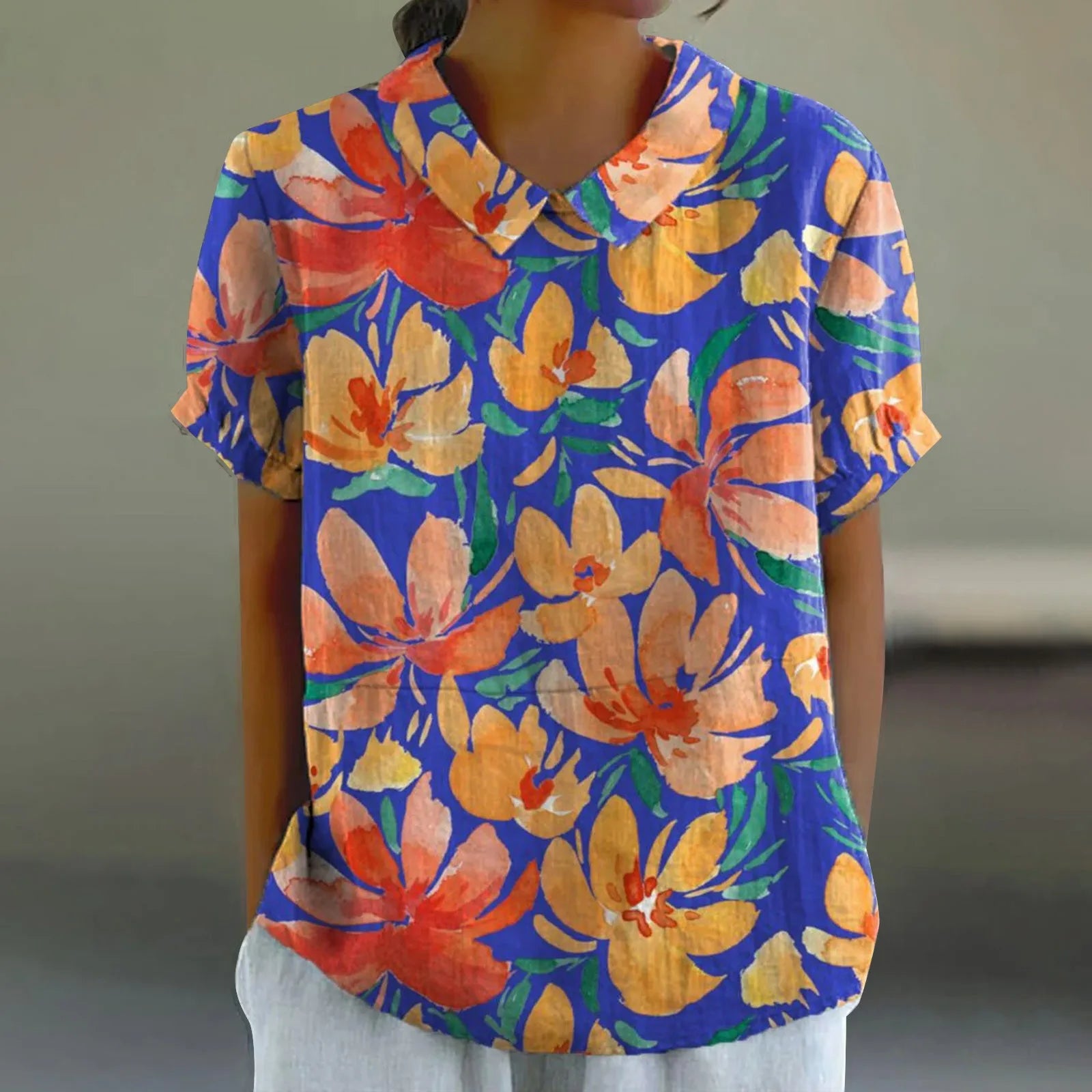 Mila | Vibrant Floral Shirt