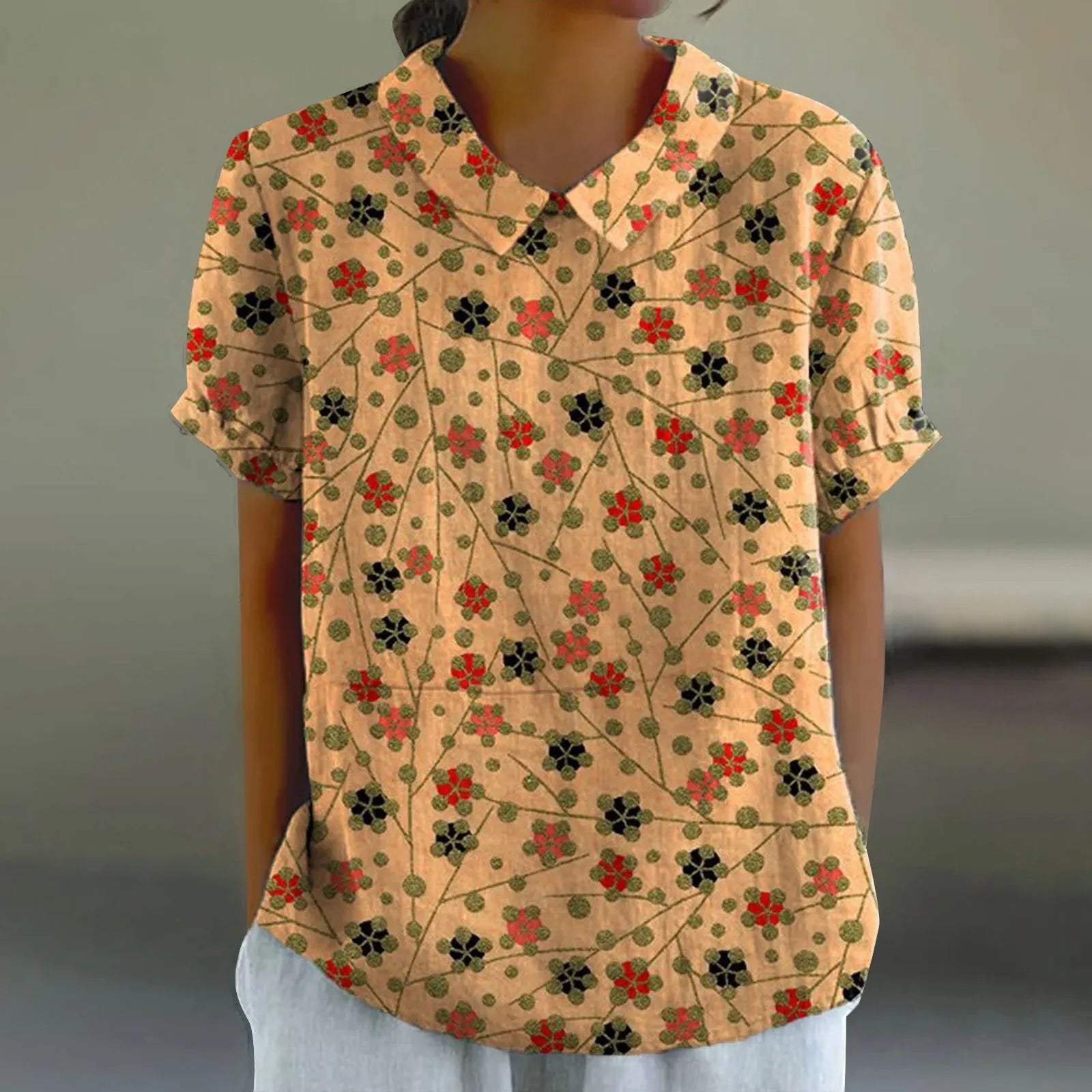Mila | Rustic Floral Shirt