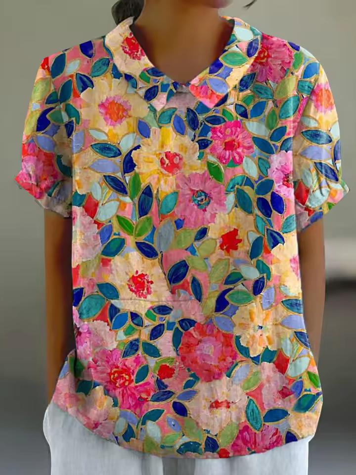 Cleo | Bright Bloom Shirt
