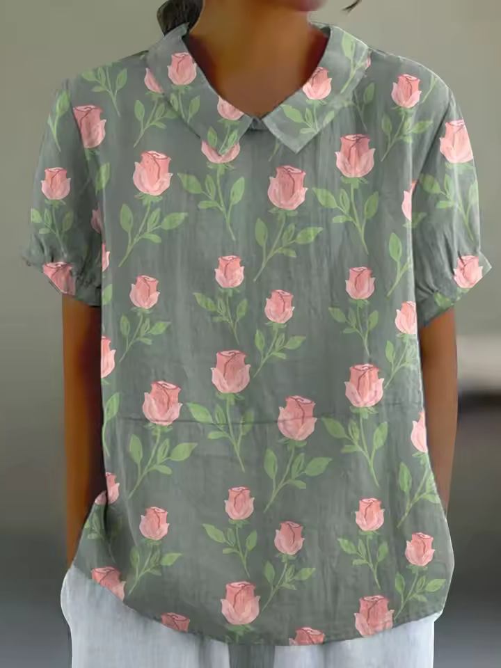 Jade | Sage Floral Shirt