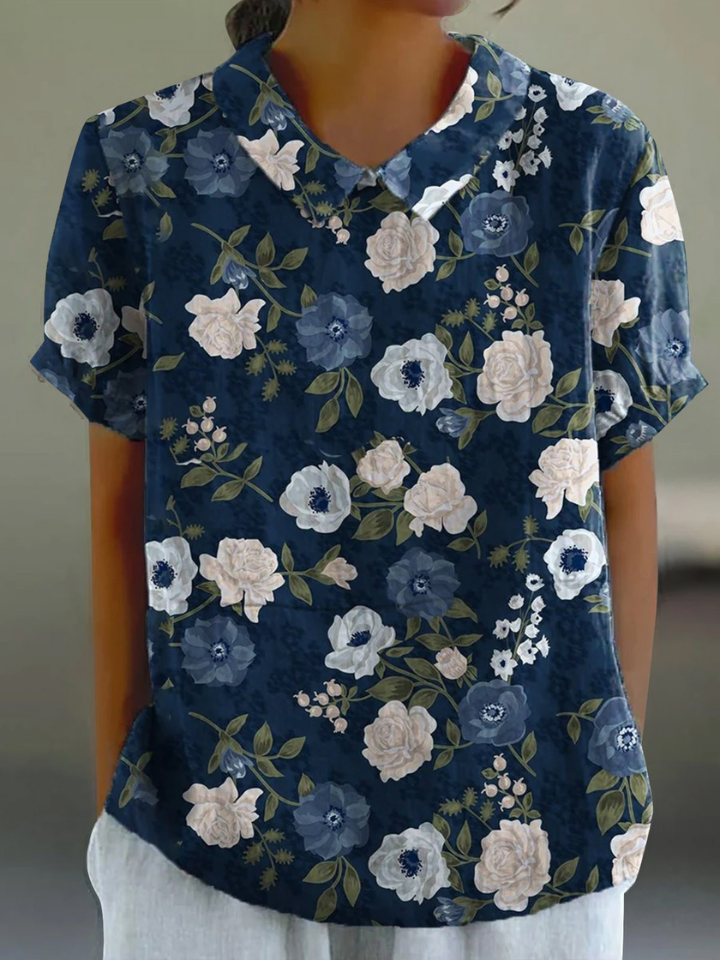 Stella | Midnight Bloom Shirt