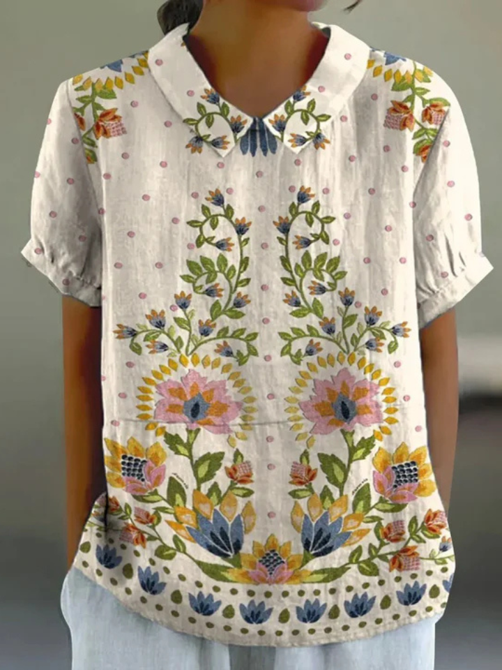 Mira | Vibrant Floral Blouse