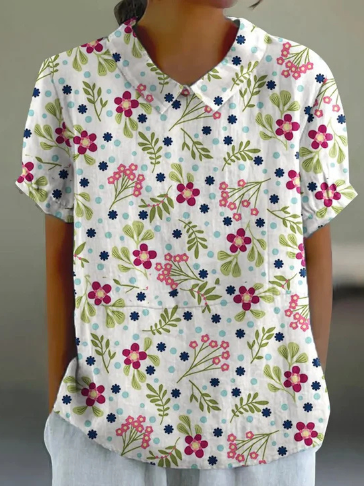 Mila | Whimsical Floral Shirt