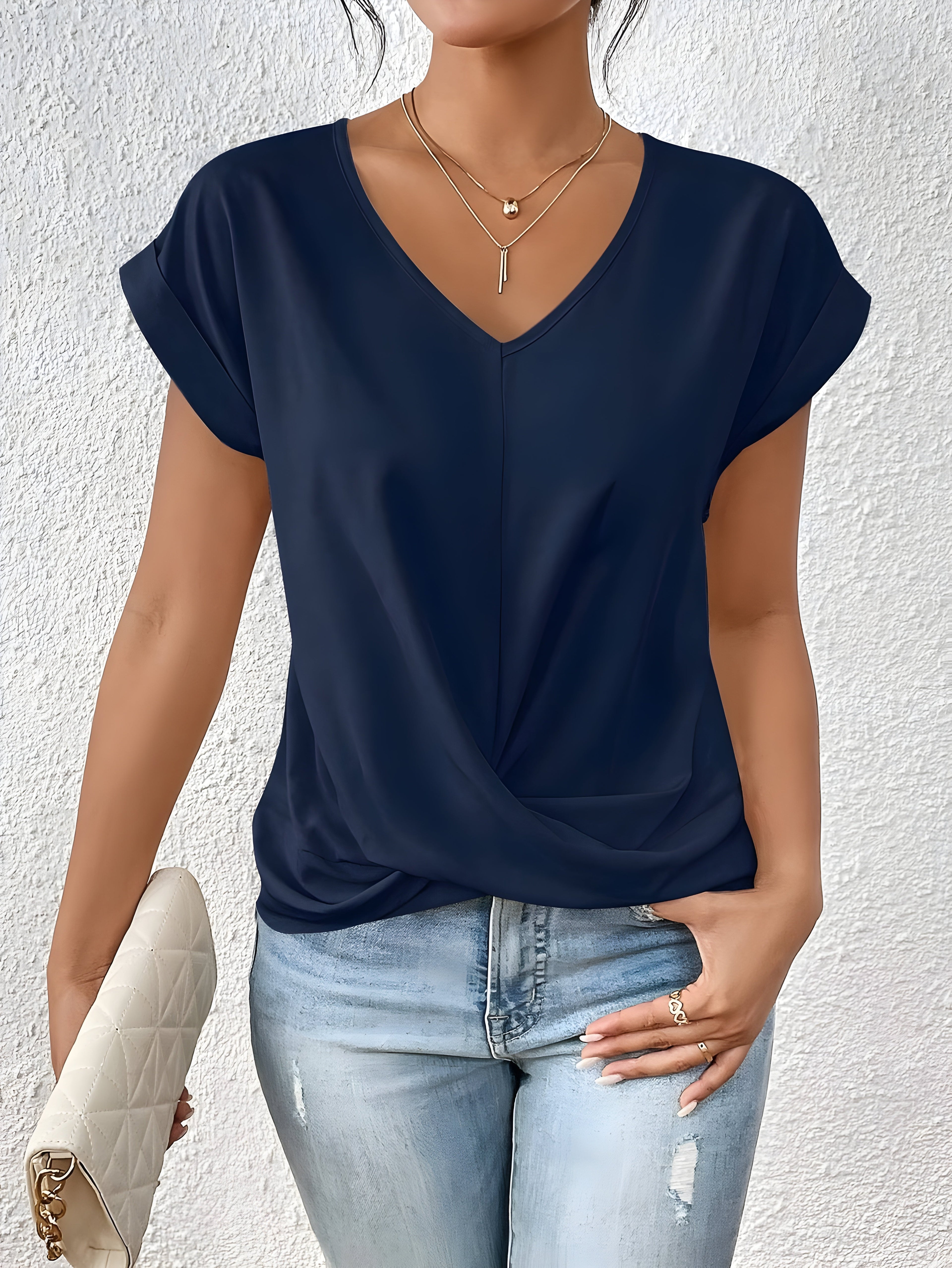 Maeve | Elegant V-Neck Top