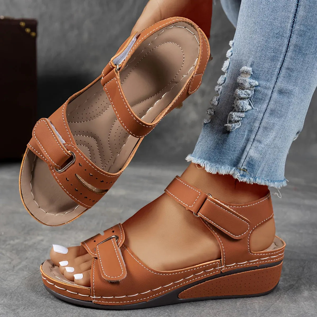 Nora | Elegant Supportive Strap Sandals